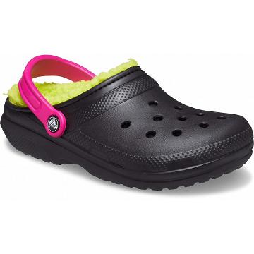 Crocs Classic Bélelt Pop Pántos Klumpa Férfi Fekete | HU 0714SGLO